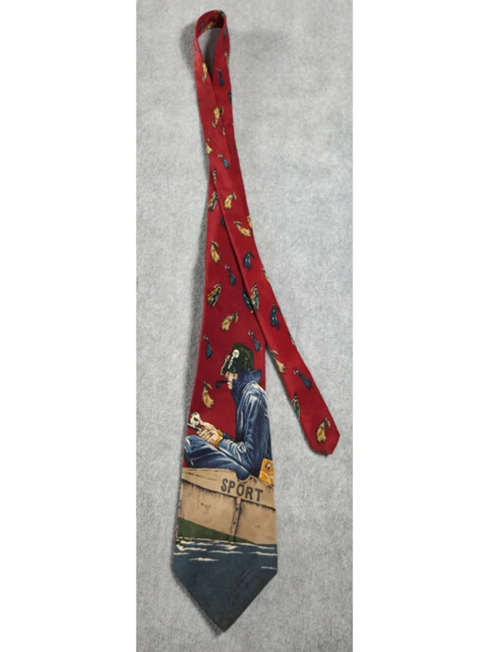1994 Norman Rockwell The Tattoo Artist Silk Tie Saturday Evening Post Canada